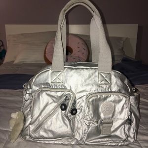 Silver Kipling Bag